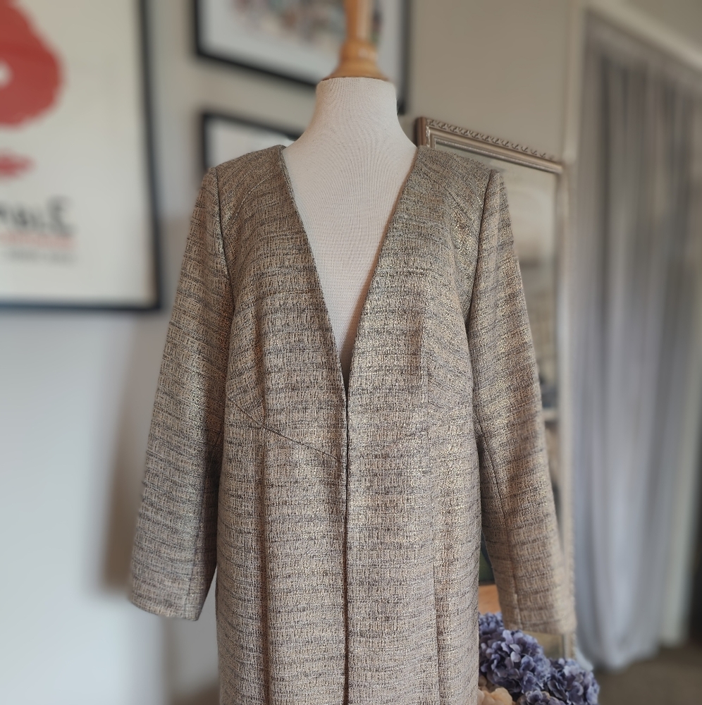 Lovely Gold Formal Evening Jacket